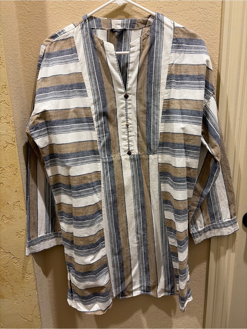 Striped Casual Pullover Tunic/dress